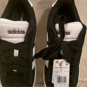 NIB Adidas Grand Court Alpha 00s - Core Black/White - Men 9.5 / Women 11
